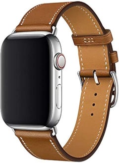 Dado Genuine leather strap Compatible with Apple watch series 8 Ultra | 8 | 7 | 6 | 5 | 4 | 3 | SE, Replacment Leather iWatch Band for Men & Women