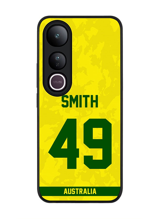 Stylizedd For vivo V50 Lite Case,Slim fit Camera Protection, Shockproof Thin Phone cover  - Australia Steve Smith, Jersey No 49