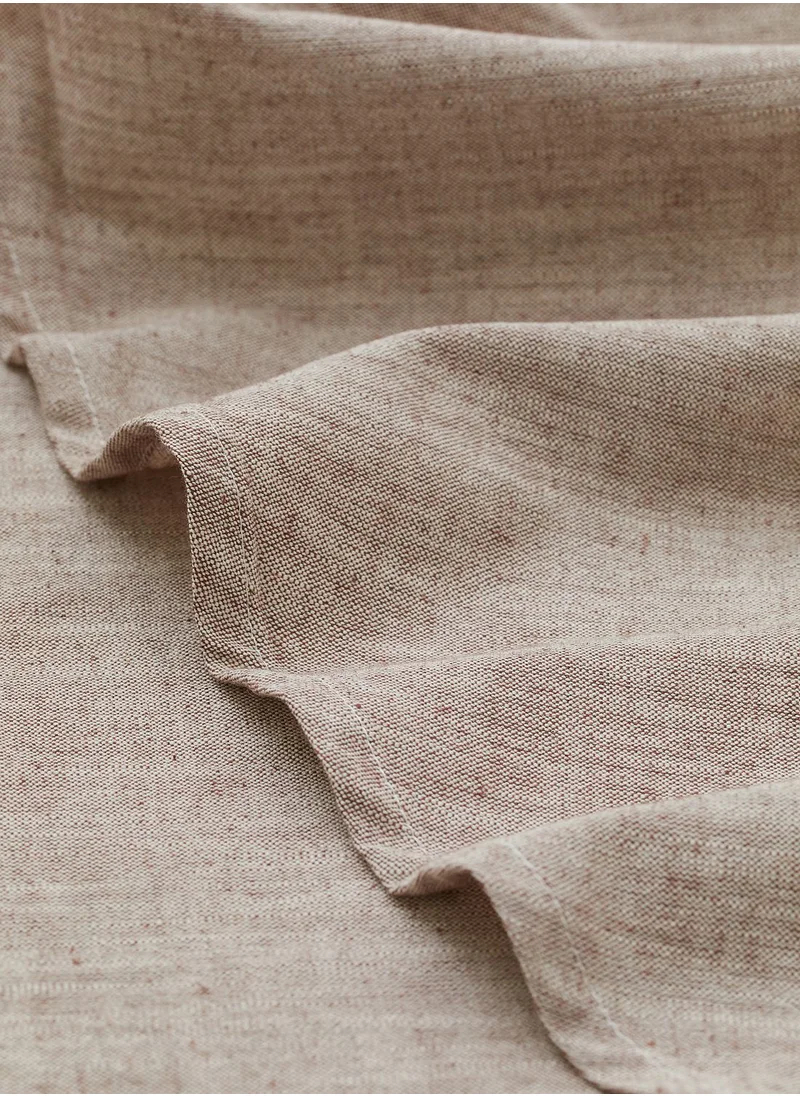 اتش اند ام Round Linen-Blend Tablecloth