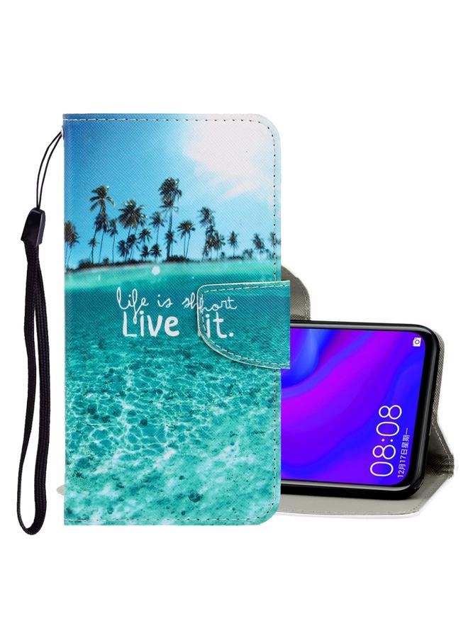 S-TOP Case For Huawei Mate 30 Lite 3D Colored Drawing Horizontal Flip PU Leather Case with Holder & Card Slots & Wallet - Image 1