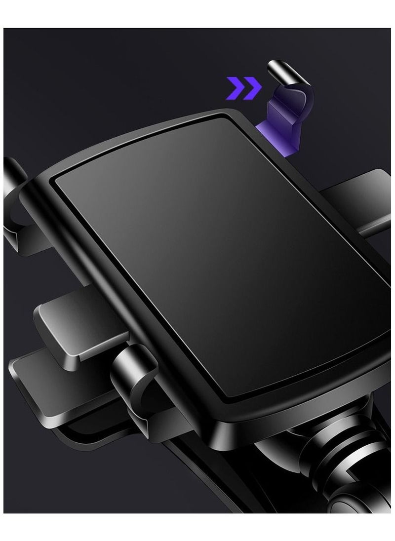 DUNISO - 3-In-1 Phone Holder Mount for Car Dashboard With Number Card 360 Degree Rotation Dashboard Car Clip Mount Stand Phone Holder Suitable for All Cell Phone Automobile Interior - Image 1