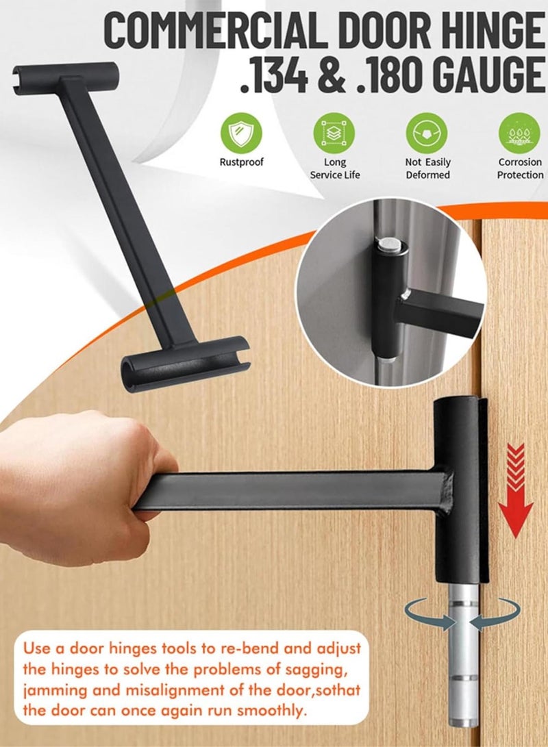 GGOOT Door Hinge Adjustment Tool – Hinge Gap Adjusting Wrench | Heavy Duty Hinges Spanner for Commercial Doors | Hardware Tool for Accurate Alignment, Professional - Image 4