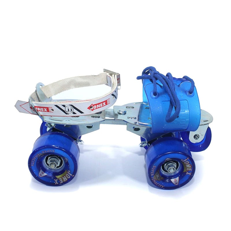 Jonex JJ Super Tenacity Roller Skates, Roller Skates, for Men, Skates for Women,Adjustable,Outdoor & Indoor Illuminating (Blue) - Image 2