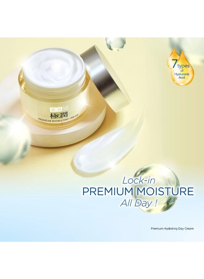 Hada Labo Premium Hydrating Cream with 7 Types of Hyaluronic Acid, 50g (Bundle of 2) - Image 2