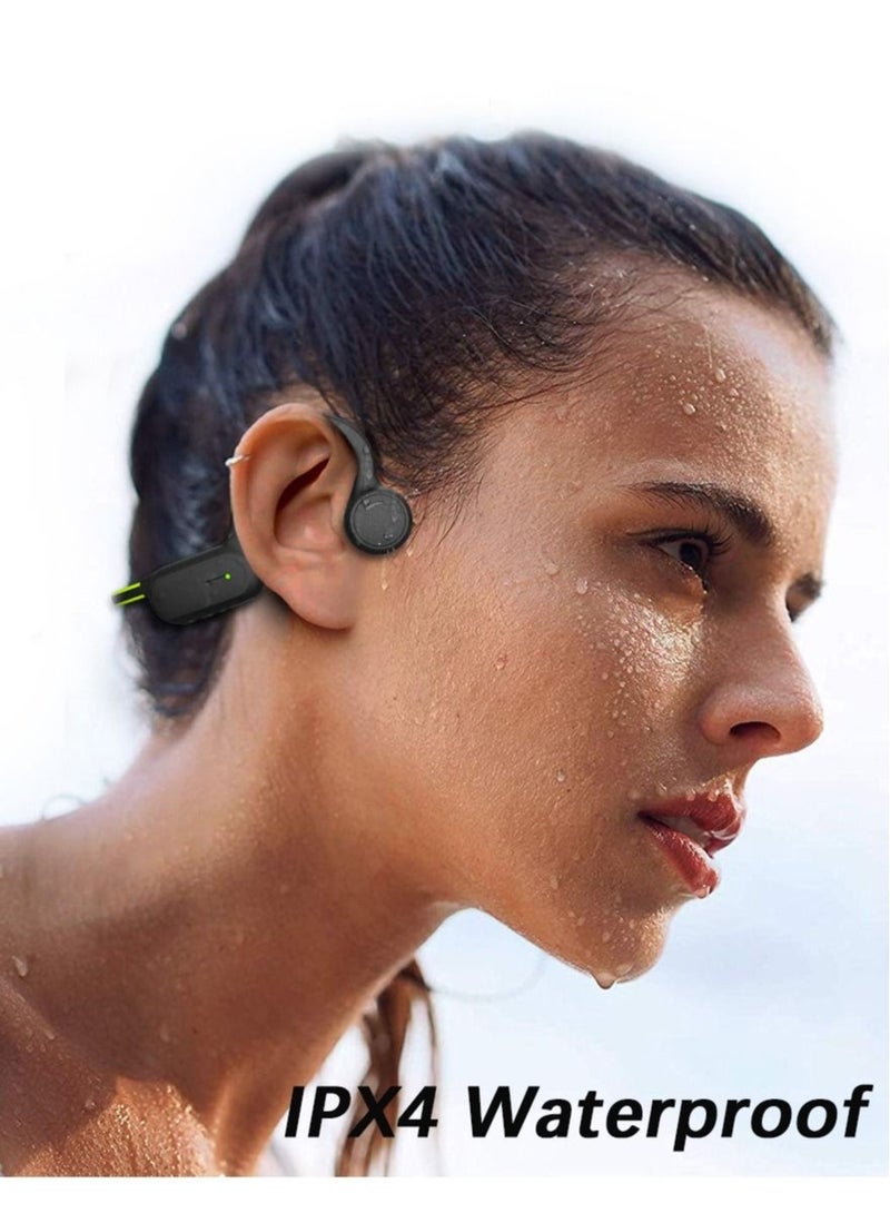 Captaintech Bone Conduction Headphones IPX4 Waterproof Headphones Open Ear headphones Bluetooth for Running Cycling Gym - Image 2