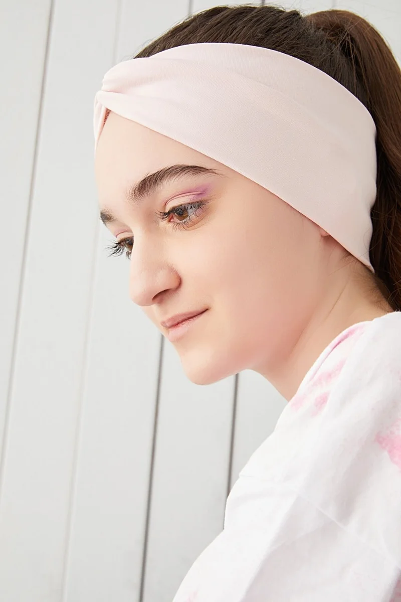بيبيجيز Sugar Powder Children's Youth Bandana Hair Band Extra Soft Flexible Natural 100% Cotton Combed