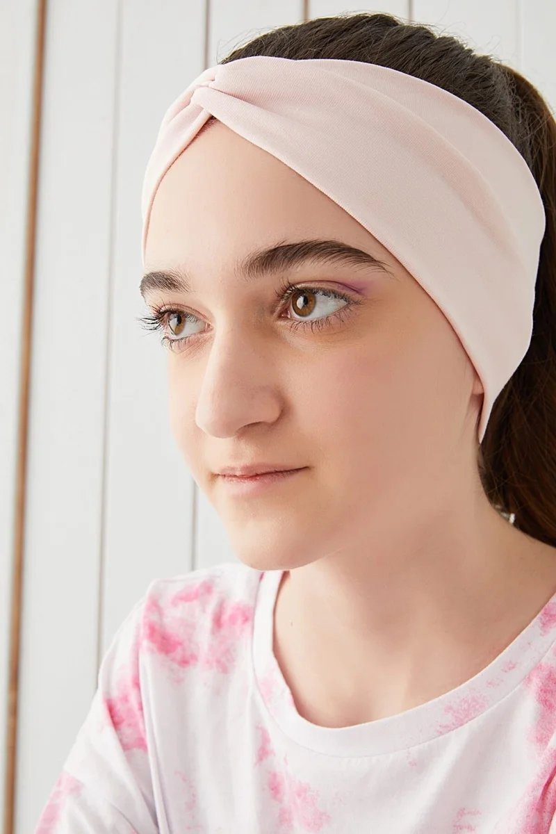 بيبيجيز Sugar Powder Children's Youth Bandana Hair Band Extra Soft Flexible Natural 100% Cotton Combed