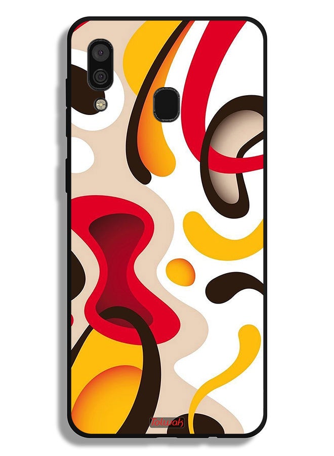 Tolwak Samsung Galaxy A20 Protective Case Cover Pattern - Image 1