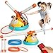Billeeit 2in1 Musical Jump and Toss Ring Game Toy Indoor and Outside Jump Toy for Kids Ages 48 and Toddler 13 35 Christmas Boys and Girls Birthday Gift w4 Speeds and Remote Control - Image 3