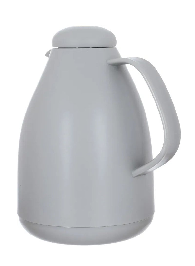 السيف غاليري ترمس بطريق برو السيف غاليري، 1 لتر، حافظة داخلية زجاج، هيكل خارجي بلاستيك - رمادي غامق - Image 3