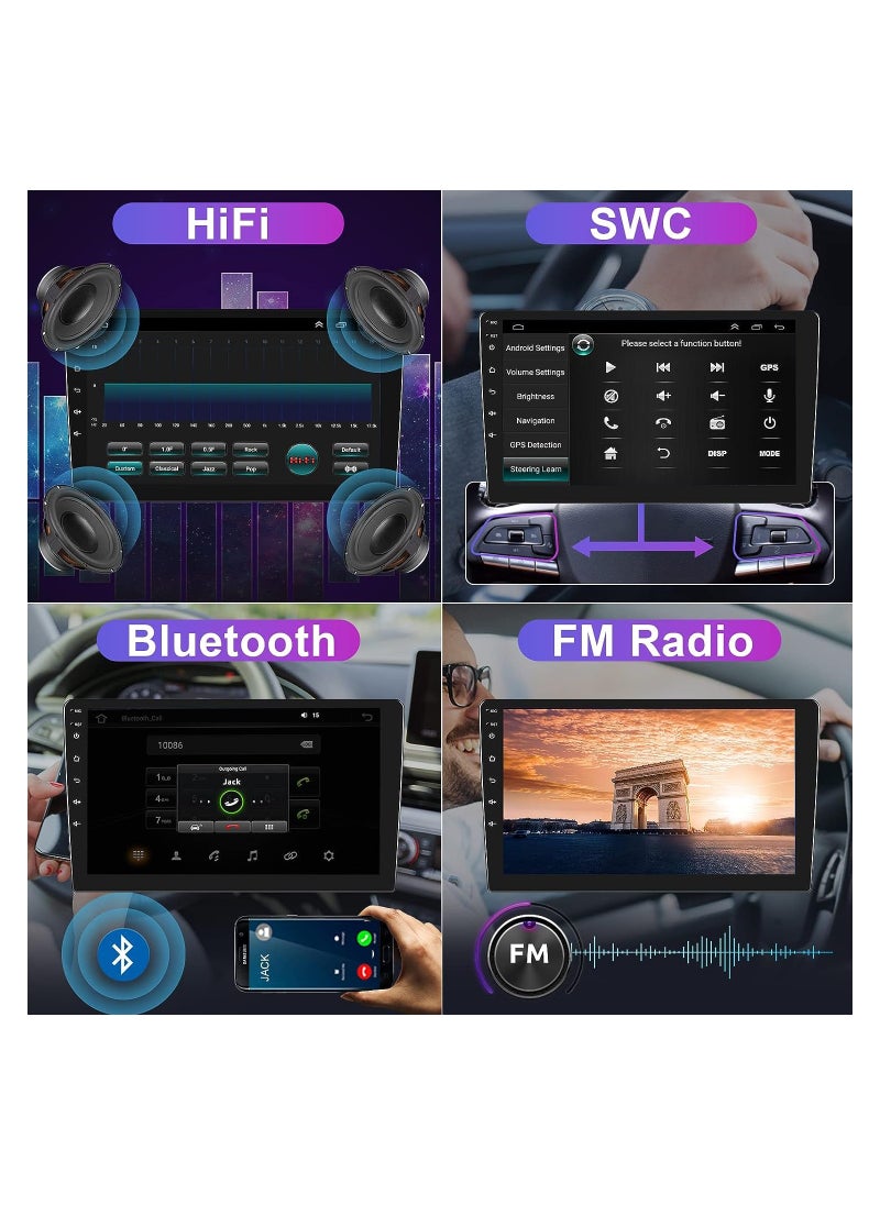 Android Screen For Suzuki Swift 2005 To 2010 4GB RAM 64GB Memory Support Apple Carplay Android Auto Full HD Touch Screen 10 Inch built In Bluetooth USB Radio WiFi Play Store Backup Camera included
