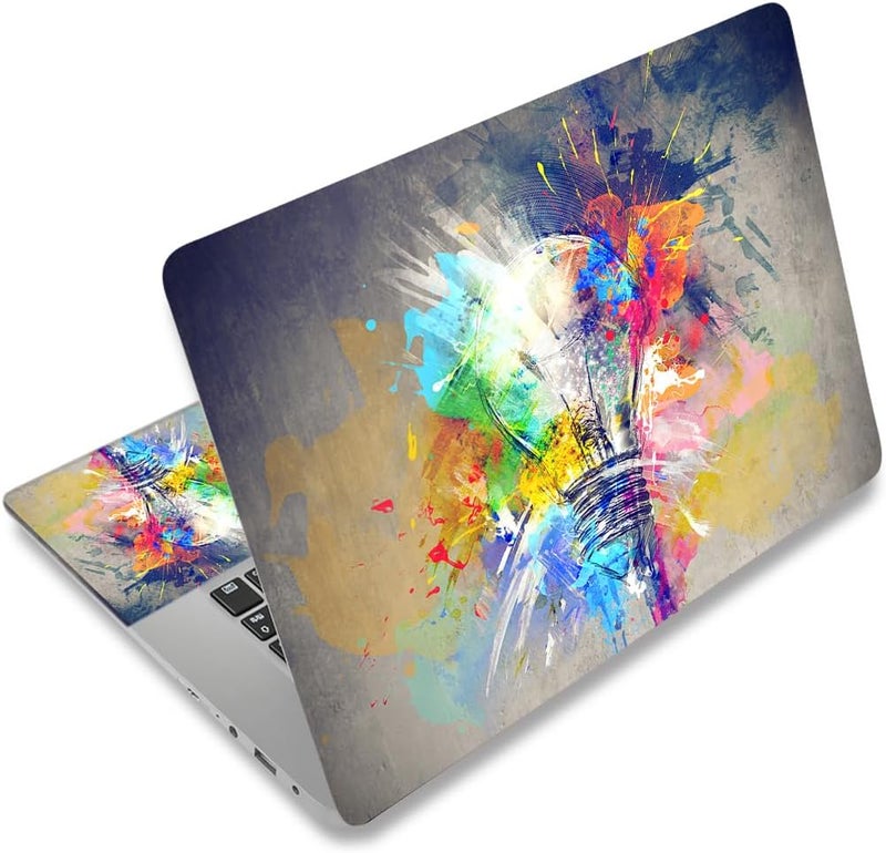 ARS Laptop Skin Sticker Decal for 12"–15.6" Laptops, Waterproof Vinyl Cover Protector for Notebook PC, Removable Decorative Laptop Sticker with Free 2 Wrist Pads, Universal Fit for MacBook, HP, Dell, Lenovo - Image 1