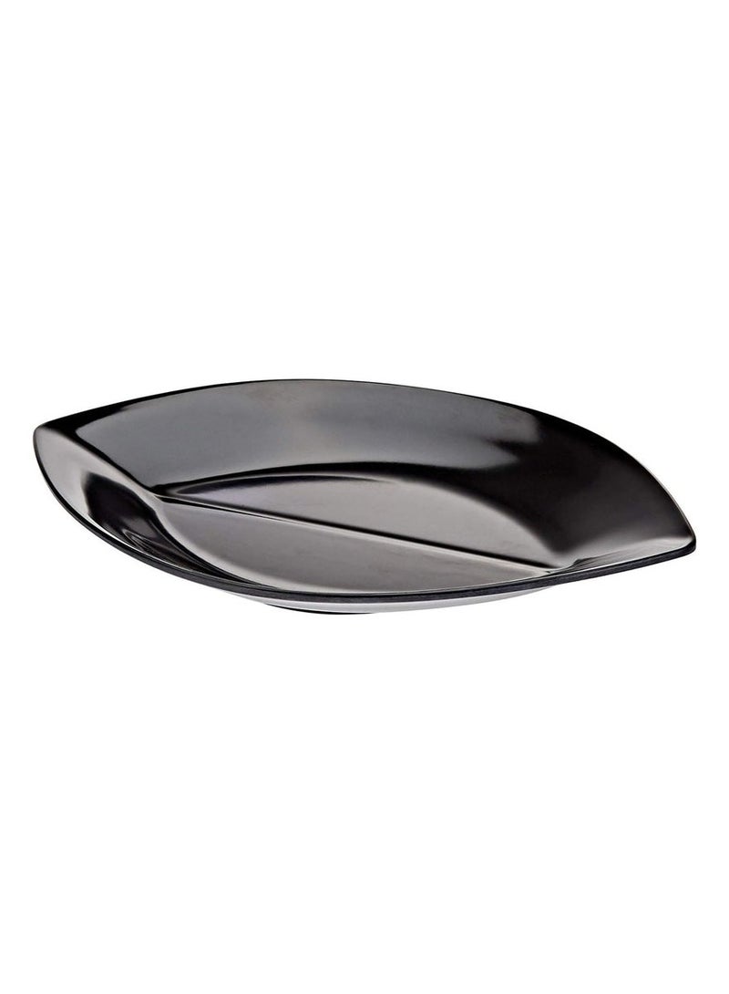 Servewell Melamine Boat Plate-(28cmX18cm)Black - Image 1