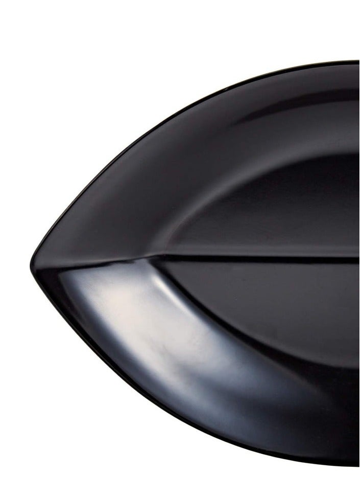 Servewell Melamine Boat Plate-(28cmX18cm)Black - Image 2
