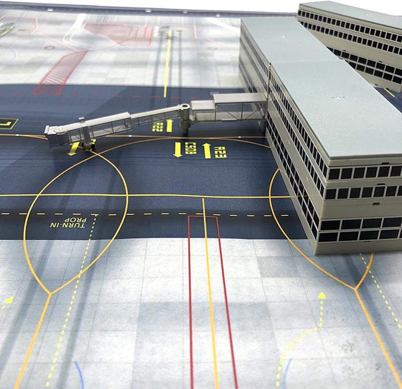 klarako 1/500 & 1/400 Model Airport Runway Sections Sheet Jets Ground Airport Service Support Vehicles Accessories - Image 2