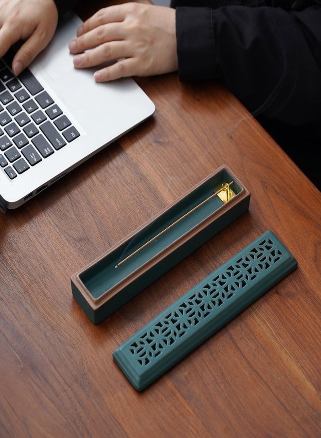 CEREMONY Incense Holder for Sticks，Ceramic Insence-Stick Holder Ash Catcher，Incense Holder Timkburner for Meditation Yoga Spa Room Decor - Image 5