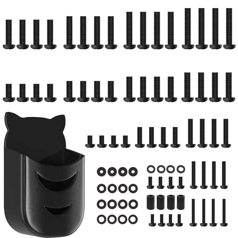 Maozhren Universal TV Mount Screws Kit Includes M4 M5 M6 M8 Screws, Washers, for Samsung TCL Hisense LG Vizio Onn Sony Toshiba Insignia Westinghouse TV Mounting Hardware Kit with Remote Control Holder - Image 1
