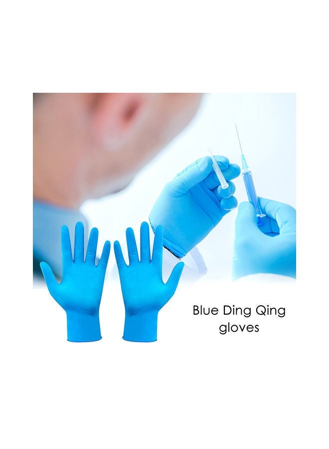 NIBEMINENT Acid Proof Protective Gloves Blue 22 x 5 10centimeter - Image 2
