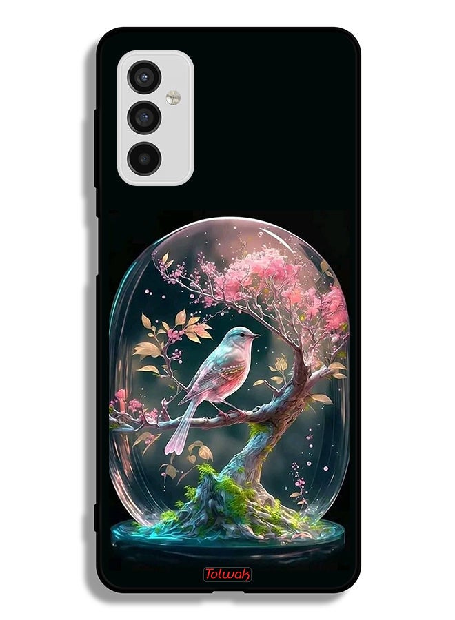 Tolwak Samsung Galaxy M52 5G Protective Case Cover Bird In Jarr - Image 2
