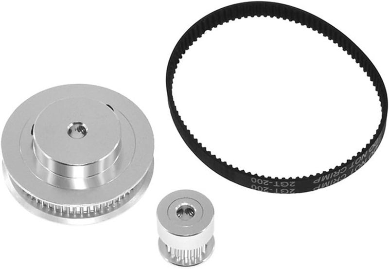 2GT Pulley GT2 Timing Belt Reduction 1:3 Width 6mm for 3D Printer leisurely(20T B8mm-60T B5mm,500mm-W6mm) - Image 5