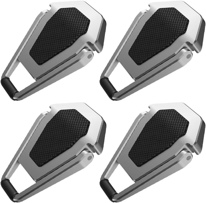 Portable Laptop Stand 4pcs Mini Aluminum Alloy Riser with Cooling Kickstand Desk Mount for Notebooks and Computers - Image 1