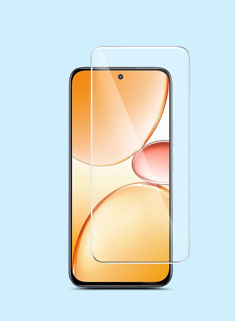 جيماكس حامي شاشة زجاجي مقسّى بشاشة منحنيّة حواف 9H 2.5D من سلسلة Realme C85 5G 2025 GMAX - شفاف - Image 1