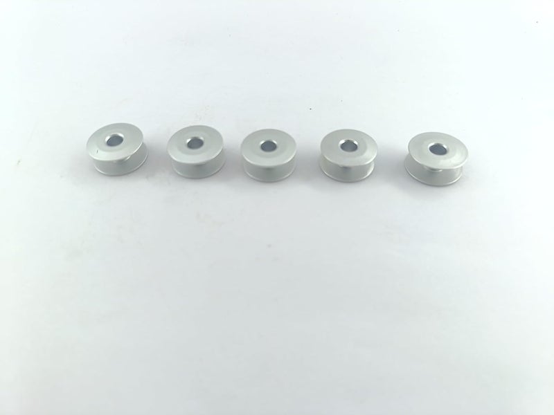 advancedestore advancedestore Bobins Alluminium Big Machine Sewing Bobbins Thread Steel Bobbins Big Sewing MachinePack of 5 - Image 1