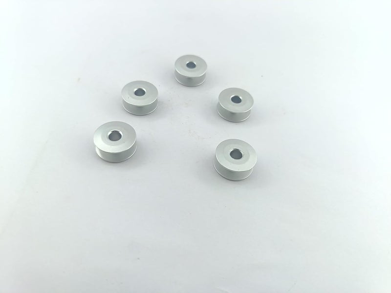 advancedestore advancedestore Bobins Alluminium Big Machine Sewing Bobbins Thread Steel Bobbins Big Sewing MachinePack of 5 - Image 3
