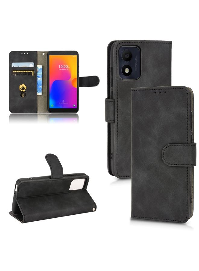 S-TOP Case For Alcatel 1B 2022 Skin Feel Magnetic Flip Leather Phone Case - Image 1