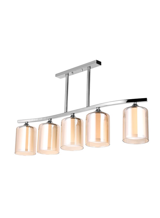 El Rawda Lighting Eimilia Stainless Chandelier | Modern Chandelier | Material: Stainless Steel | Color: Chrome | Size: 54x80 cm