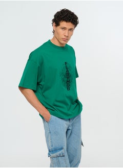 Flashmob Graphic Embroidered Oversized T-Shirt  - Image 4
