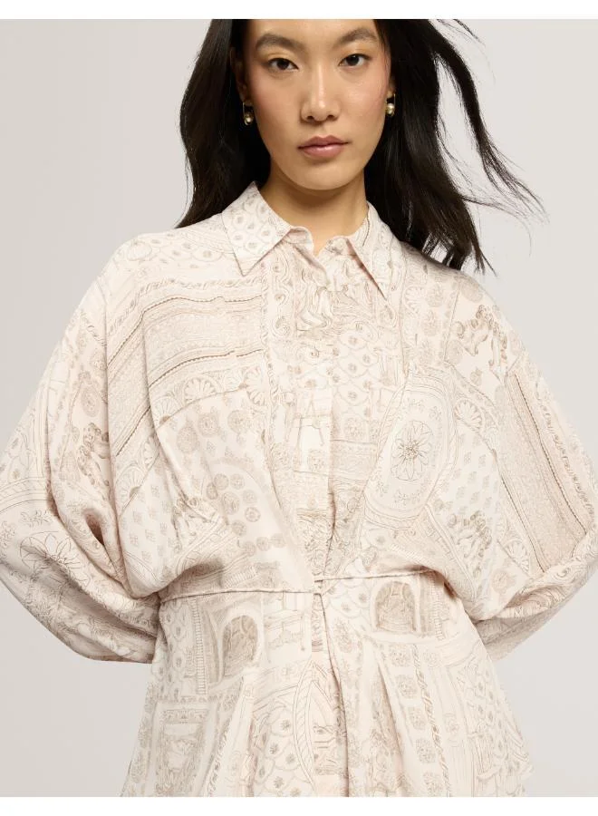 Ted Baker  Printed Tie Detail Blouse for Women | Best Price UAE