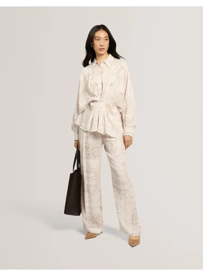 Ted Baker  Printed Tie Detail Blouse for Women | Best Price UAE