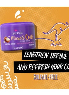 Aussie Miracle Coils Stretching Cream 225 ML 