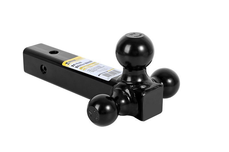 MaxxHaul 70270 Trailer Hitch Hollow Shaft Triple Ball Mount Black - Image 2