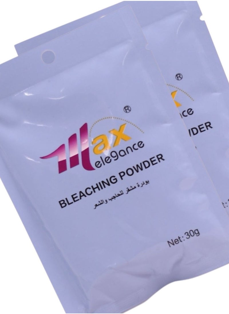 Max Elegance 2Pcs Bleaching Powder 30g+30g 