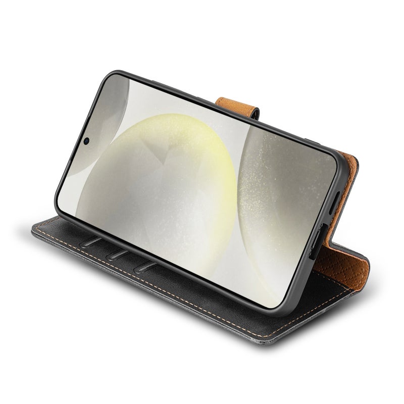 HuHa Case Cover For Samsung Galaxy A33 5G N.BEKUS CSJ-P1 Solid Color Leather Phone Case(Black) - Image 5