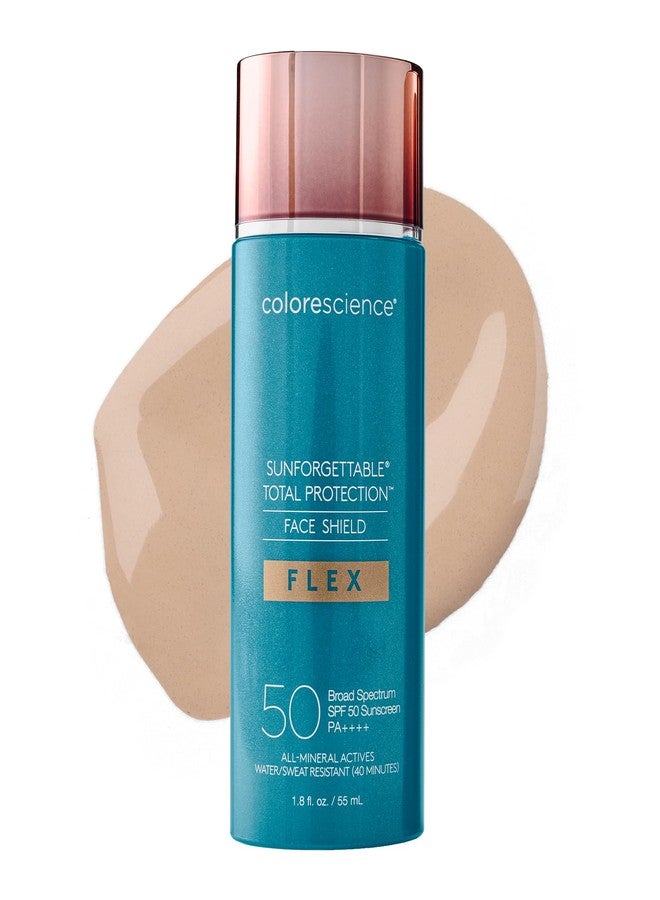 Colorescience Total Protection Face Shield Flex SPF 50, Zinc Oxide Formula, Light, 1.8 fl. oz. - Image 1