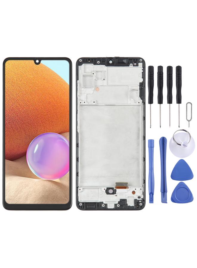 erorex Replacement For Samsung Galaxy A32 4G SM-A325 OLED LCD Screen Digitizer Full Assembly with Frame - Image 1