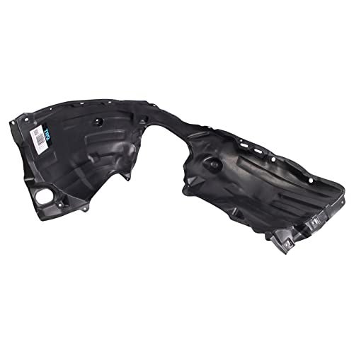 TRQ Front Right Inner Fender Liner Black Passenger Side Compatible with 2018-2019 Toyota Camry TO1249214 TO1249215 TO1249219 TO1249220 - Image 3