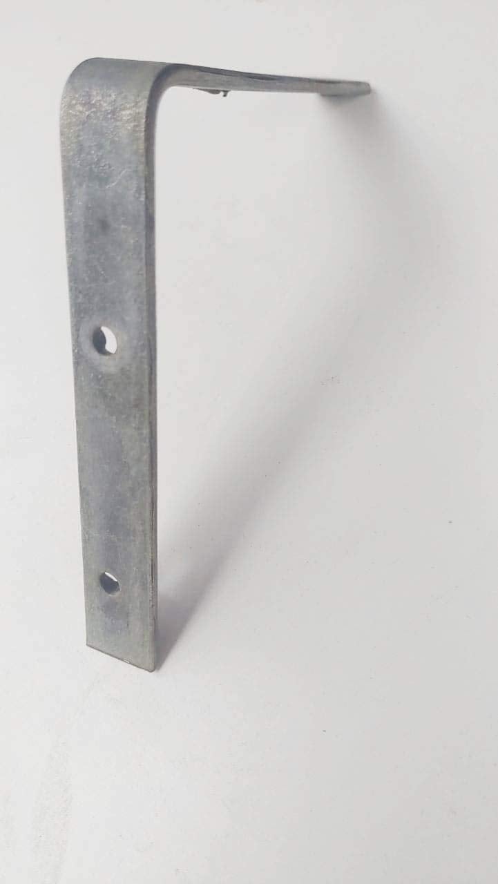 FTE Strong Iron Heavy Duty L Angles Clamps Brackets for Shelves Support with Double Hole 4x4 Inch 11x12 cm Set of 4 Pieces - Image 4