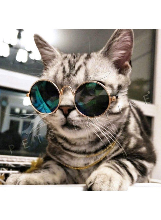 بتس إمباير نظارات شمسية عصرية للقطط والكلاب الأليفة، نظارات شمسية واقية من الأشعة فوق البنفسجية للعين - قطعة واحدة، قد يختلف اللون - Image 1