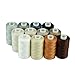 simthread Simthread 12 Multi Colors All Purposes Cotton Quilting Thread 50s/3 Thread for Piecing Sewing etc - 550 Yards - Image 2