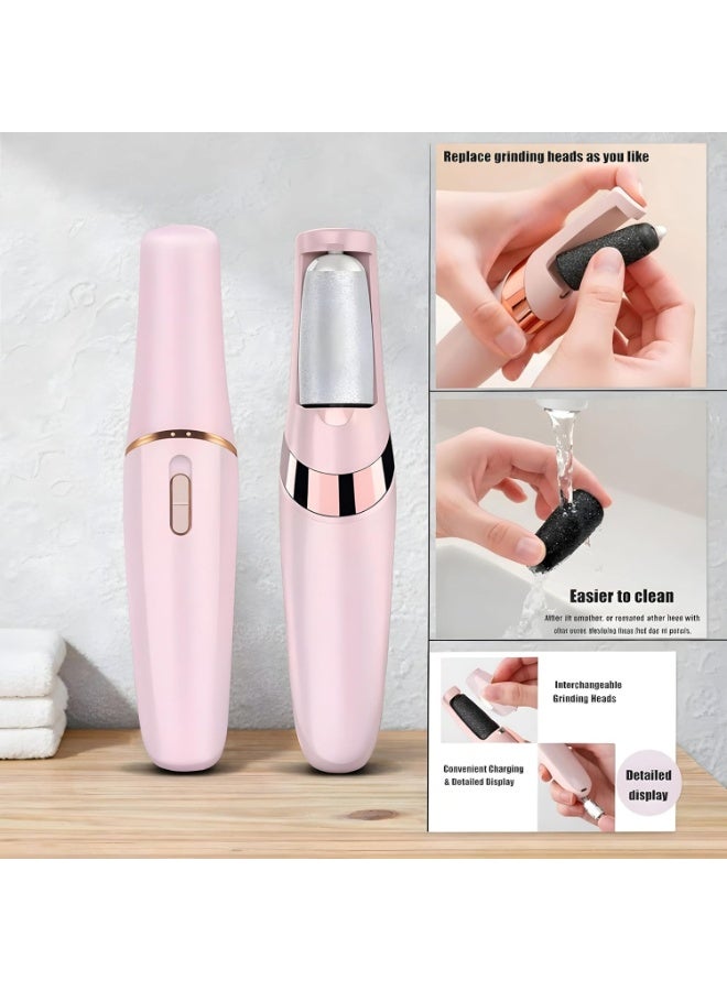 USB Rechargeable Electric Foot Callus Remover - Dead Skin and Hard Skin Removal Tool - Portable Foot Care Device for Men and Women - Image 4