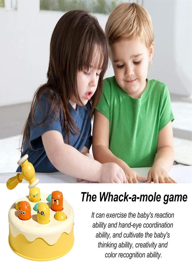 Slipps Whack A Mole Game for Toddlers, Kids Hammer Games for Hand Eye Coordination & Motor Skills Development, Educational Interactive Montessori Toy Gift for 1+ Years Old - Image 3