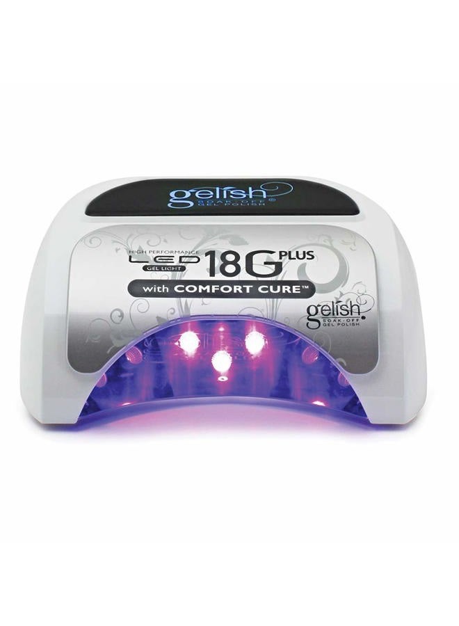 Gelish 18G Plus LED Light - 36W Professional LED Curing Lamp with Comfort Cure™ Technology, 60-Second Setting, Removable Magnetic Tray, SafeLight™, Pedicure Friendly, Acetone Resistant  - Image 1