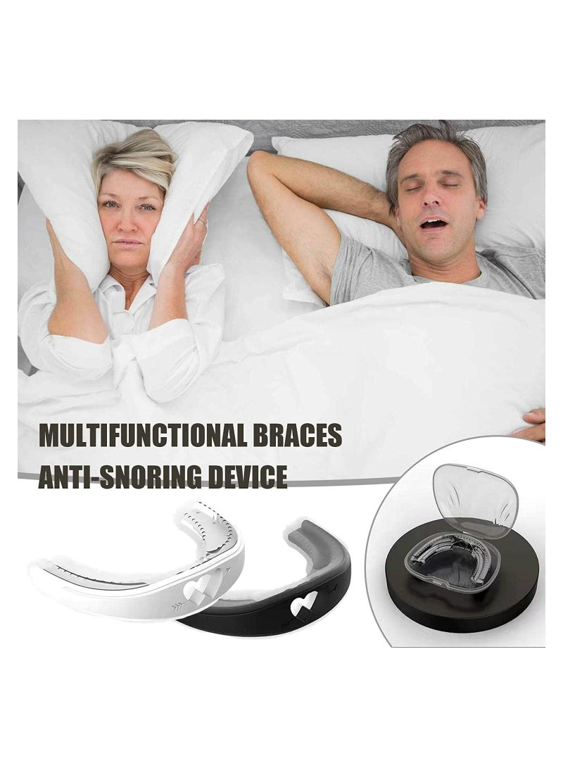 Anti-Snoring Mouthpiece Sleep Aid Device for Teeth Grinding and Snore Prevention
