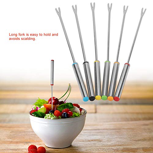 Simlug Fondu Fork Set, Fondue Forks, Chocolate Fork Fondue Tools Stainless Steel Fondue Forks, Cheese Fondue Forks Chocolate Dipping Fork for Chocolate Fountain for Cheese Fondue - Image 3