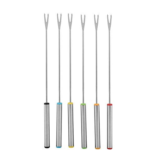 Simlug Fondu Fork Set, Fondue Forks, Chocolate Fork Fondue Tools Stainless Steel Fondue Forks, Cheese Fondue Forks Chocolate Dipping Fork for Chocolate Fountain for Cheese Fondue - Image 2