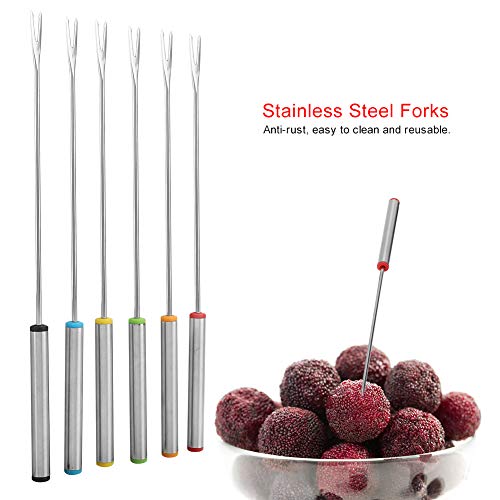 Simlug Fondu Fork Set, Fondue Forks, Chocolate Fork Fondue Tools Stainless Steel Fondue Forks, Cheese Fondue Forks Chocolate Dipping Fork for Chocolate Fountain for Cheese Fondue - Image 4